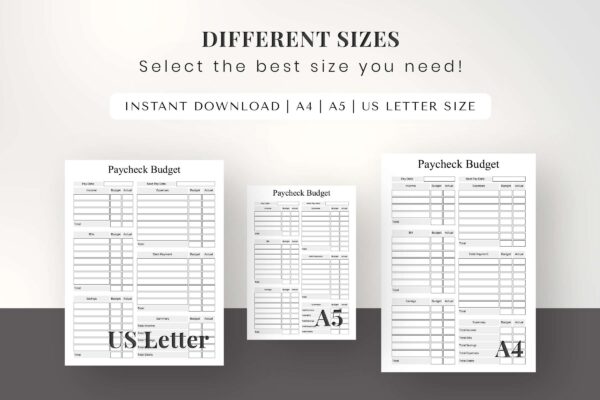 Paycheck Budget Pdf Feature Image 9 Weekly paycheck printable planner