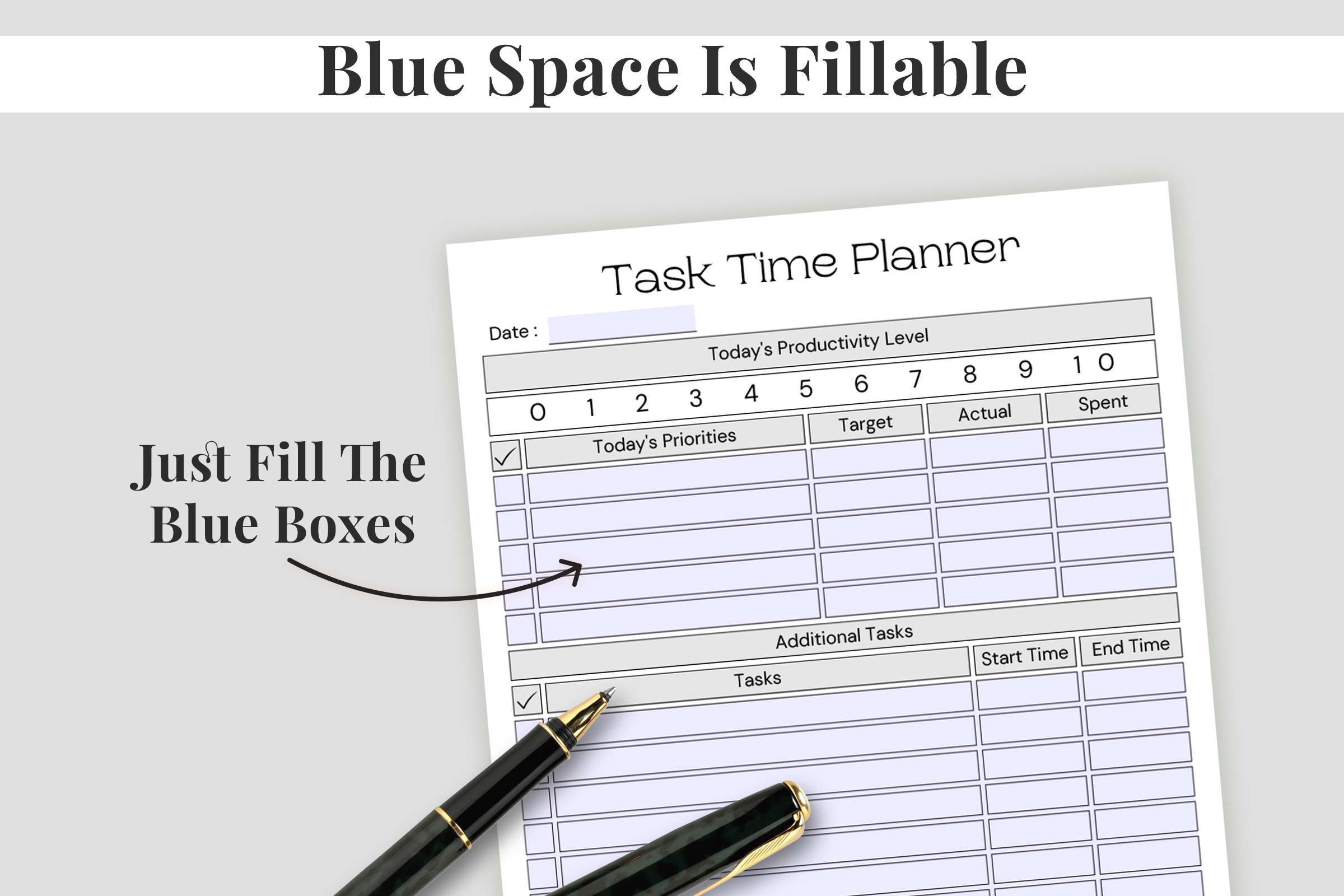 Printable Pomodoro Planner | Snapybiz.com