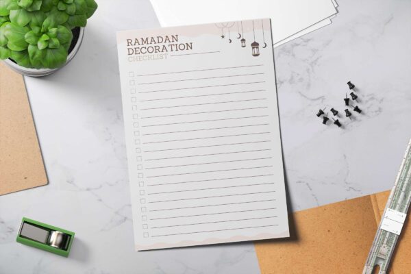 Printable Ramadan Decoration Checklist Feature Image 9 Ramadan decoration checklist