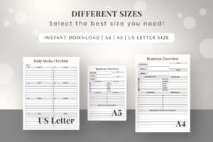 Real Estate Agent Planner Printable | SnapyBiz