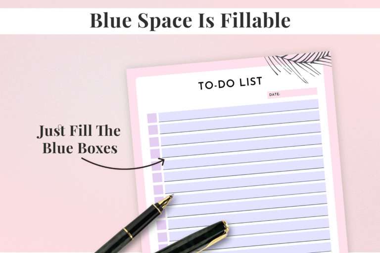 Fillable To Do List Printable Planner PDF Fillable to do list printable planner pdf
