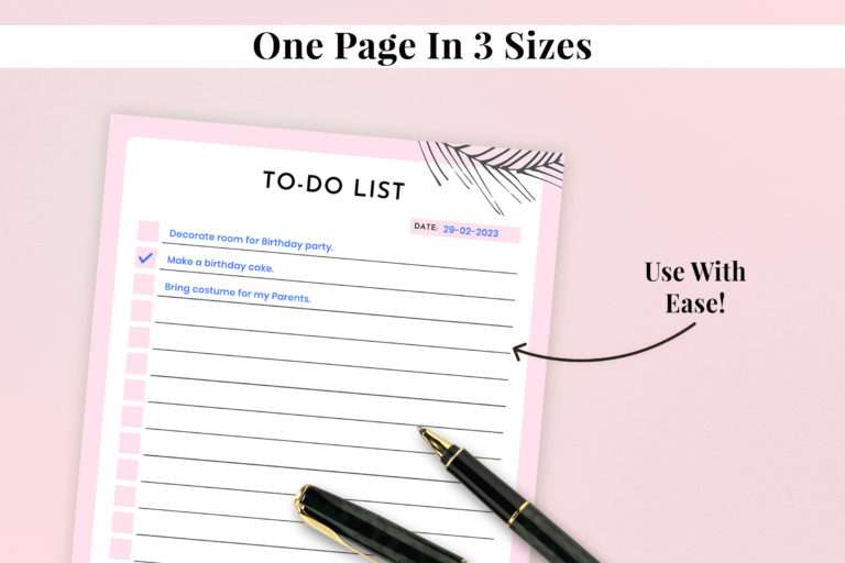Fillable To Do List Printable Planner PDF Fillable to do list printable planner pdf