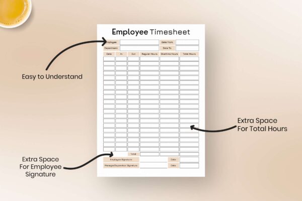 Employee Timesheet Feature Image 1 Fillable employee timesheet printable