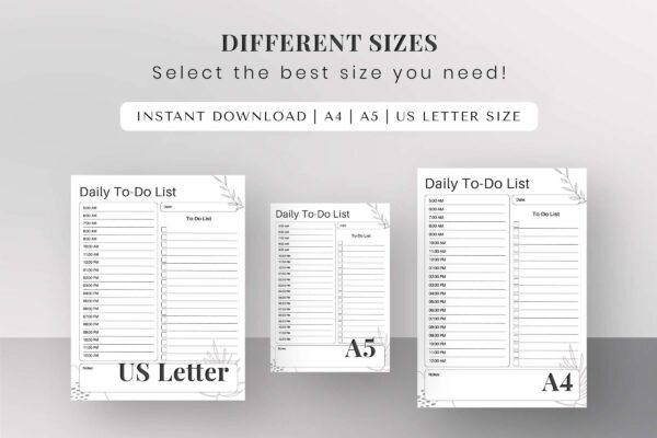 Minimal Daily To Do List Feature Image 9 Daily to do list printable pdf