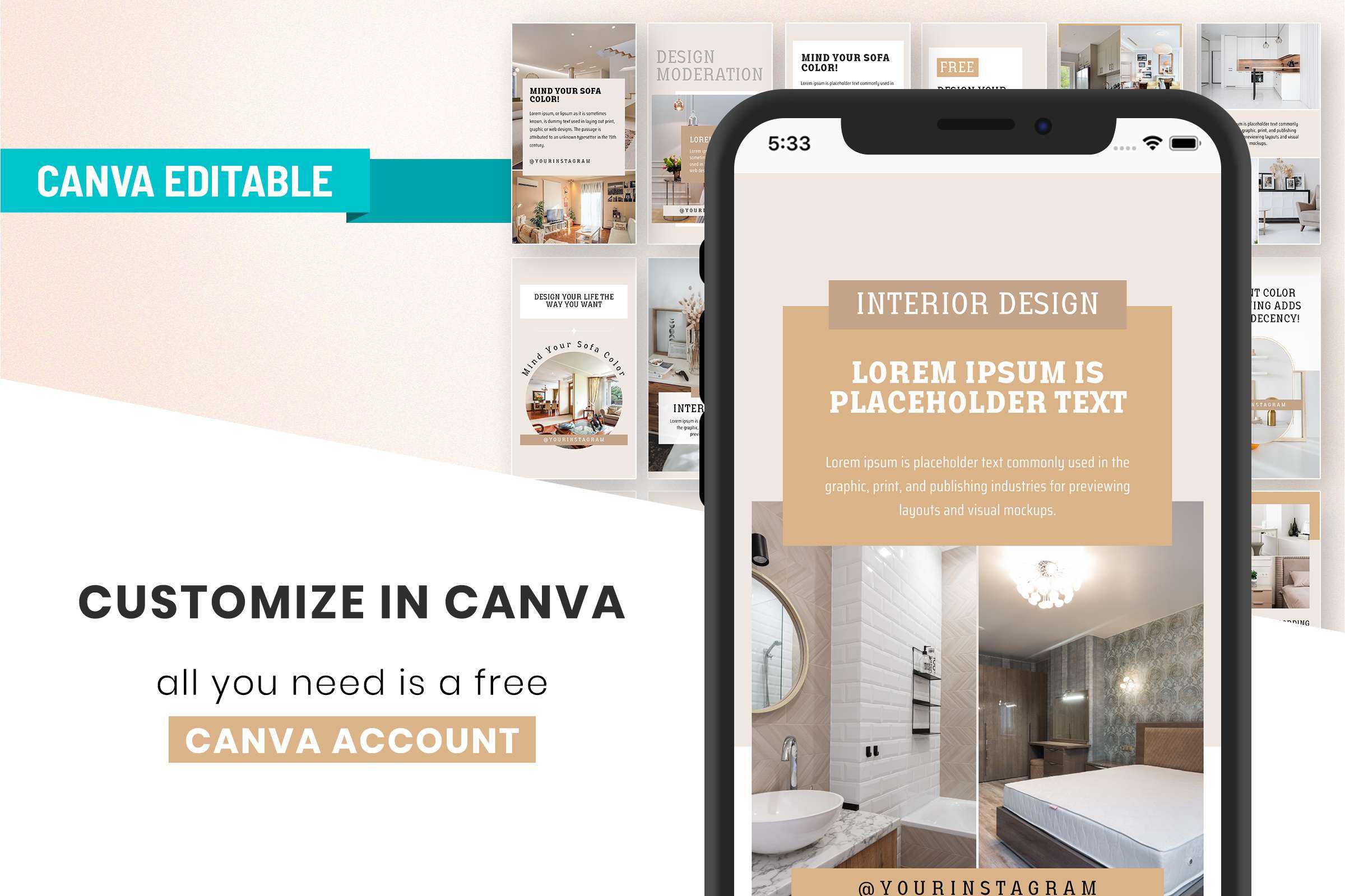 Interior Design Instagram Story Template
