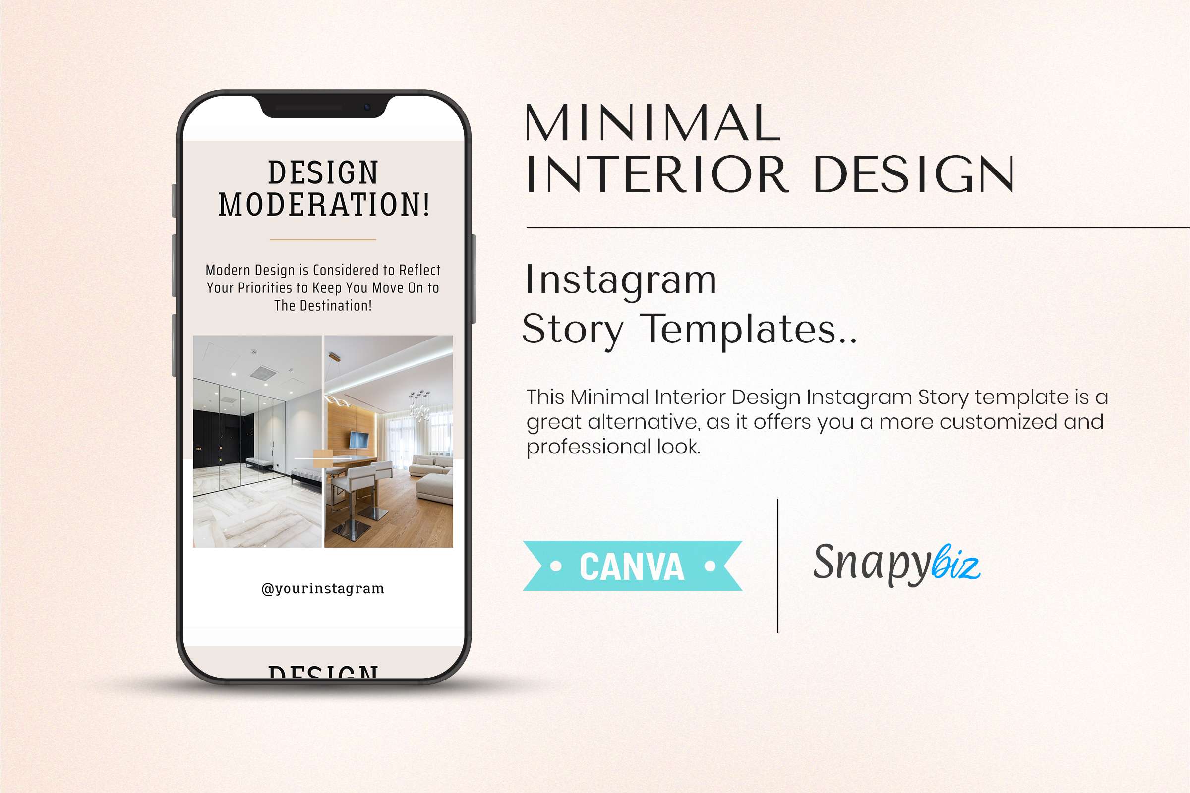 Interior Design Instagram Story Template