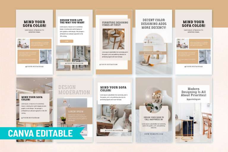 Interior Design Instagram Story Template