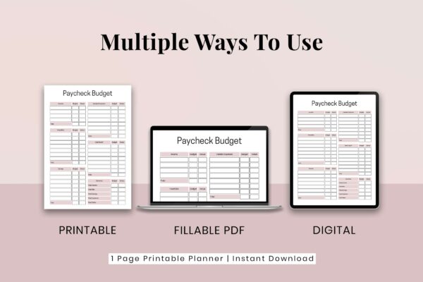 Paycheck Budget Binder Feature Image 3 Budgeting biweekly paycheck