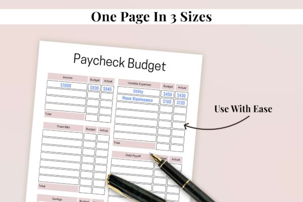 Paycheck Budget Binder Feature Image 4 Budgeting biweekly paycheck
