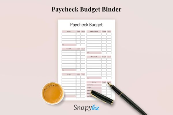 Paycheck Budget Binder Feature Image 5 Budgeting biweekly paycheck