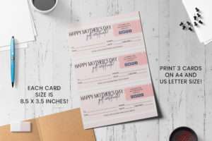 Printable Mom Gift Certificate Template