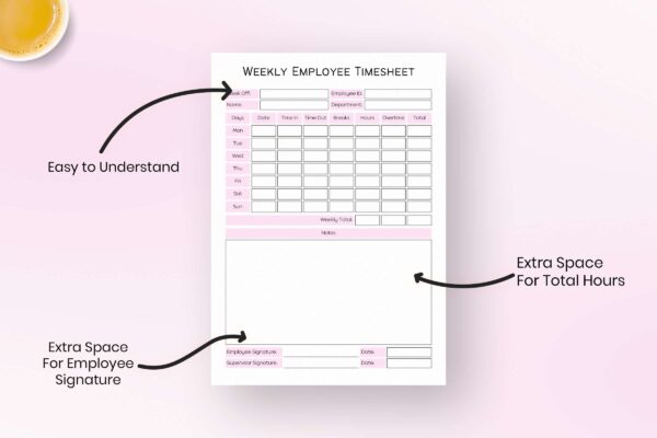 Weekly Employee Timesheet Feature Image 1 1 Time tracking worksheet