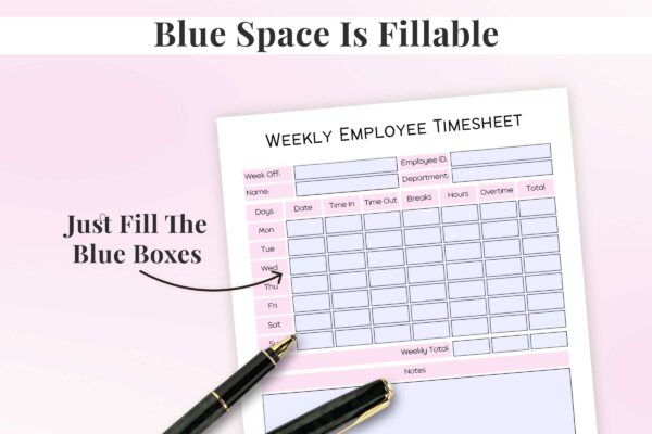 Weekly Employee Timesheet Feature Image 2 1 Time tracking worksheet