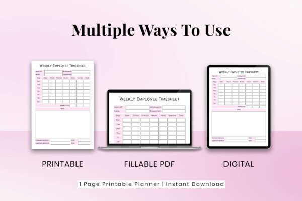 Weekly Employee Timesheet Feature Image 3 1 Time tracking worksheet