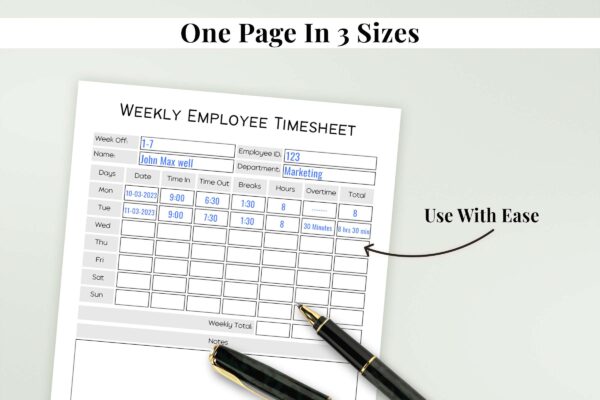 Weekly Employee Timesheet Feature Image 4 2 Printable employee timesheet