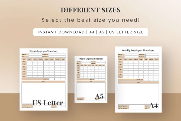 Weekly Employee Timesheet Feature Image 9 Time tracking worksheet for employees