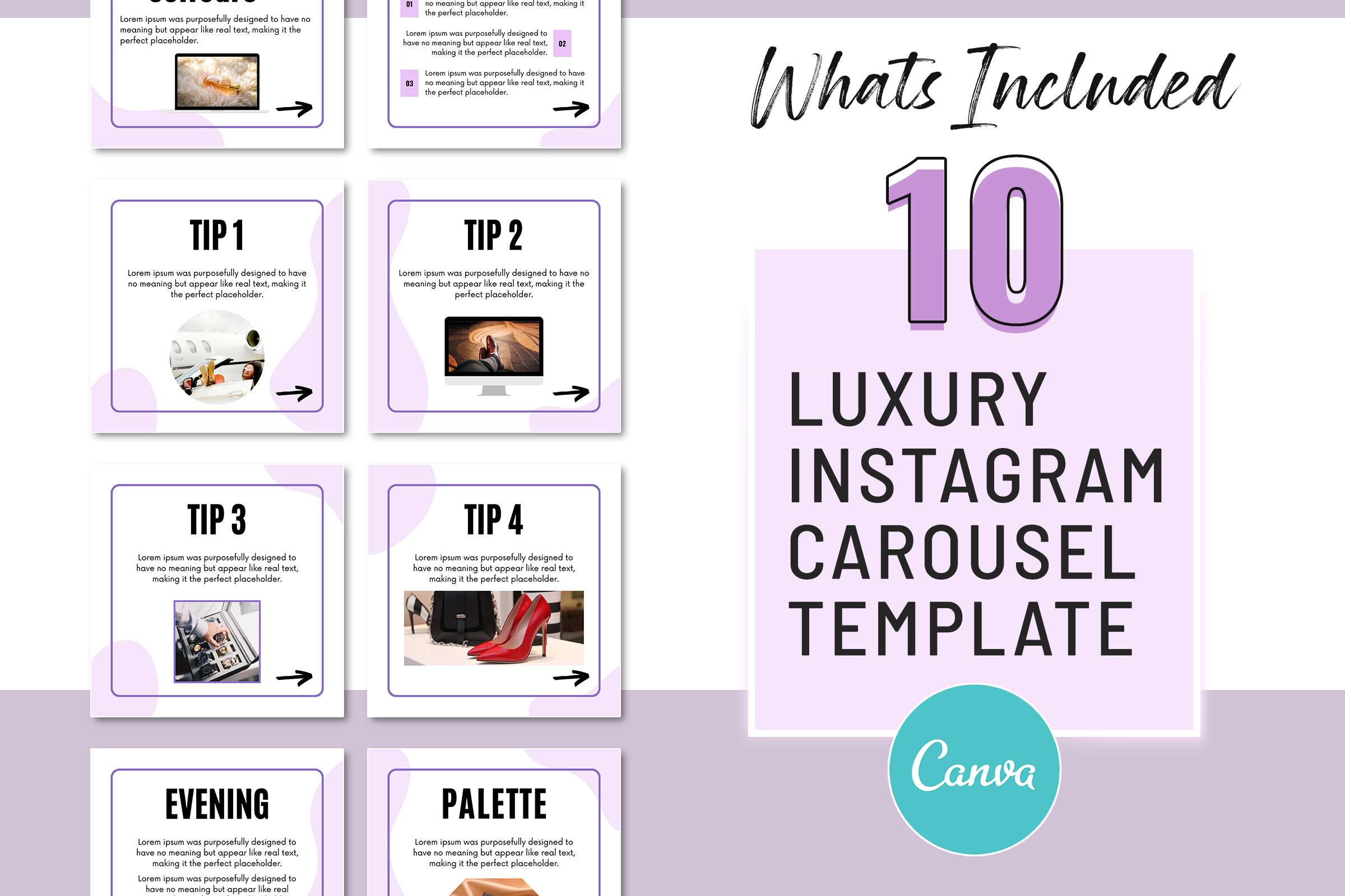 Luxury Instagram Carousel Template | SnapyBiz