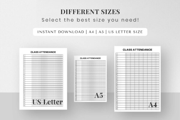 Class Attendance Feature Image 10 Attendance printable planner