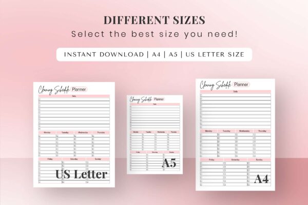 Cleaning Planner Feature Image 9 Cleaning schedule printable