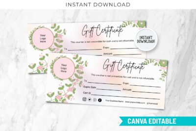 printable certificate template, canva certificate