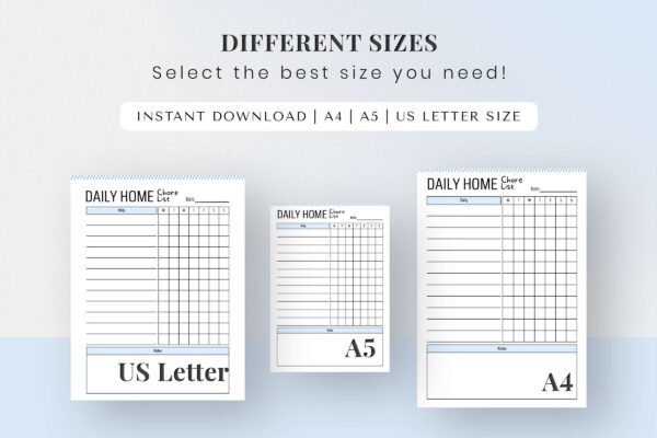 Daily Home Chore List Feature Image 10 Printable daily home chore list, home management, adhd cleaning