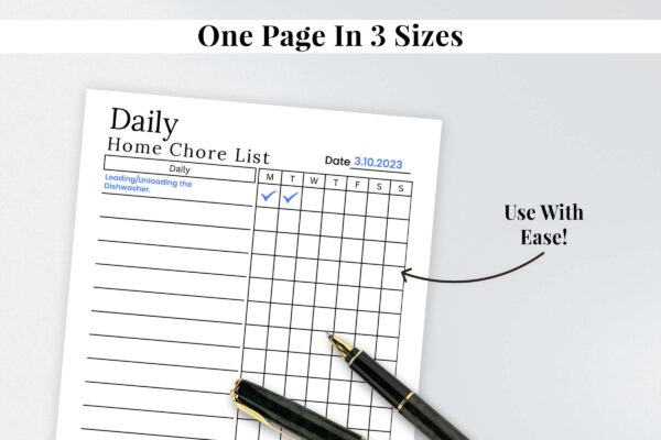 Daily Home Chore List Feature Image 5 3 Daily home chore list