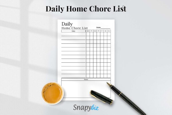 Daily Home Chore List Feature Image 6 3 Daily home chore list