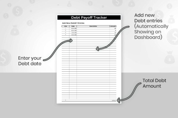 Debt financial tracker