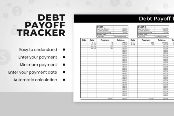 Debt financial tracker