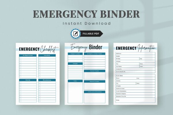 Emergency Binder Feature Images 1 Emergency binder free printables