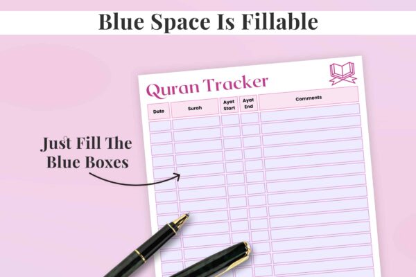 Printable quran tracker - image 4