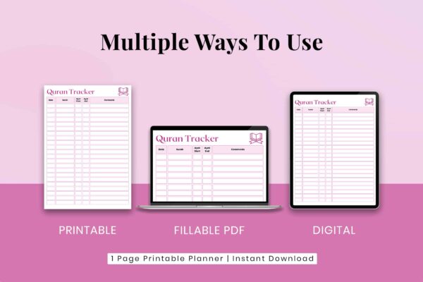 Printable quran tracker - image 5