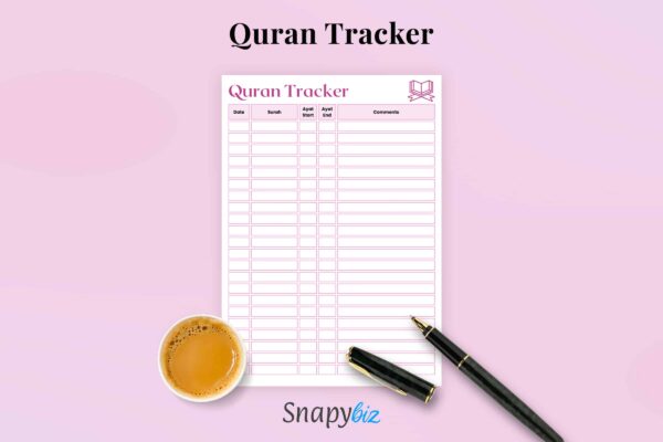 Printable quran tracker - image 7