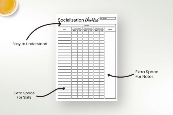 Fillable Puppy Socialization Feature Images 1 Puppy socialization checklist printable