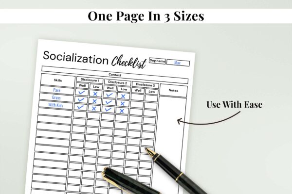 Fillable Puppy Socialization Feature Images 4 Puppy socialization checklist printable