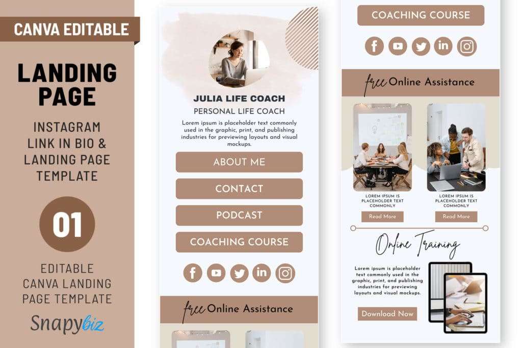 Free Landing Page For Instagram Free Landing Page For Instagram