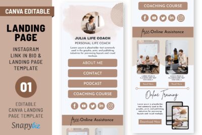 Free Landing Page For Instagram