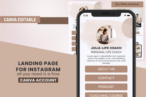 Free Instagram Landing Page 3 Free landing page for instagram - image 10