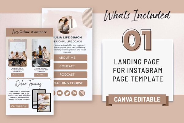 Free Instagram Landing Page 7 Free landing page for instagram - image 6