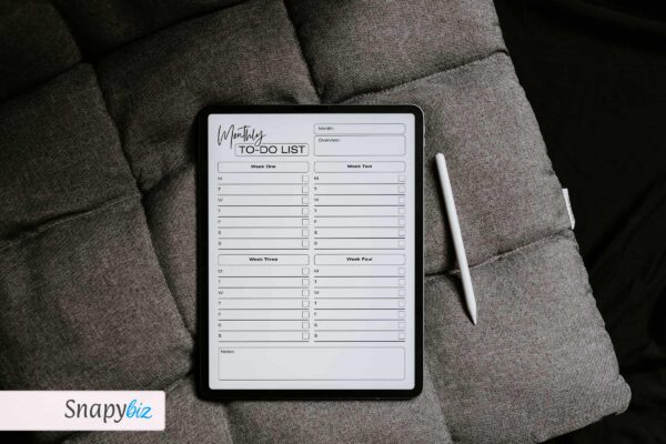 Minimal Monthly To Do List Feature Image 4 Monthly to do list printable - image 4