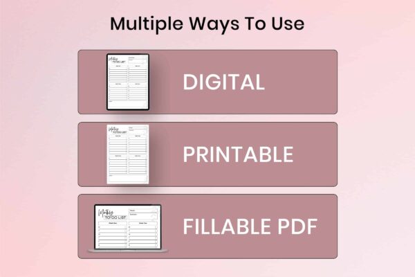 Minimal Monthly To Do List Feature Image 8 Monthly to do list printable - image 8