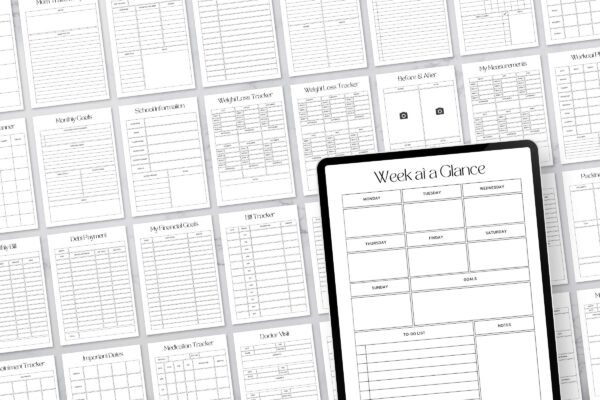 Mom Printable Planner Feature Image 9 Busy mom, stay at home mom mom planner pdf checklist for mom