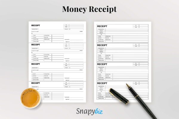 Money Receipt Feature Image 5 Receipt printable, rent invoice