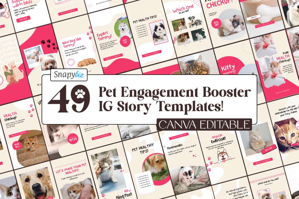 pet engagement booster instagram story template