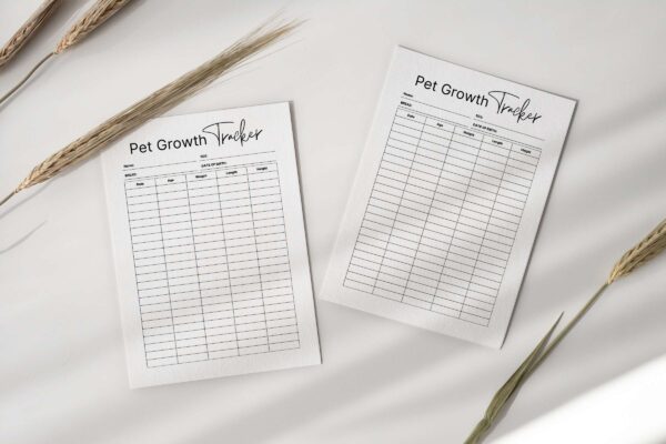 Puppy growth chart tracker