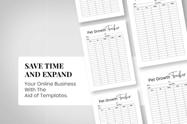 Puppy growth chart tracker