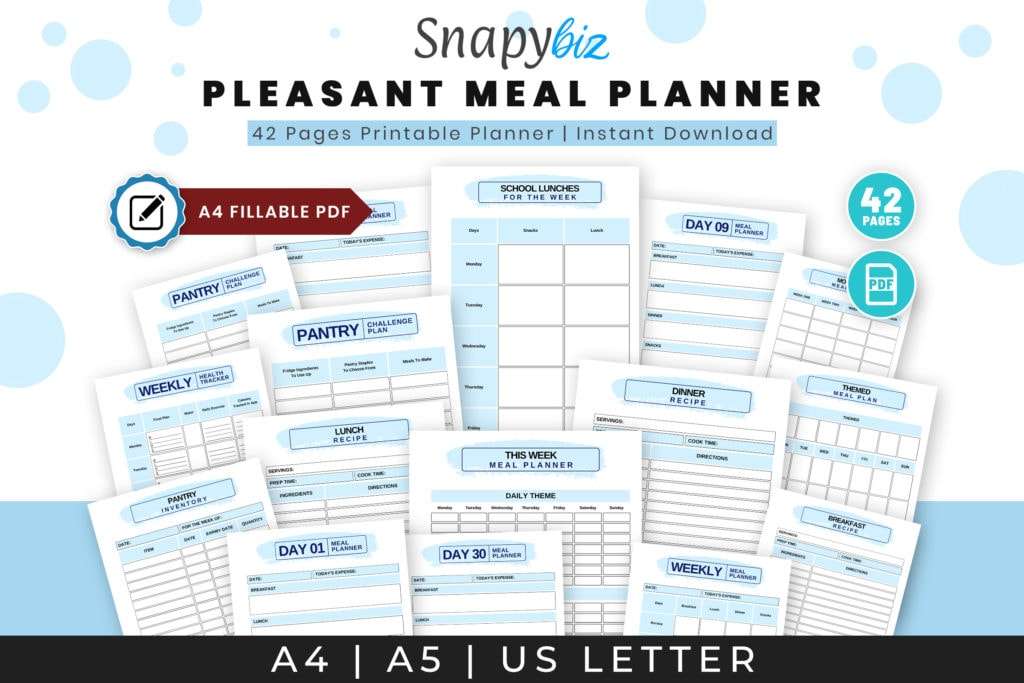 meal planner printable