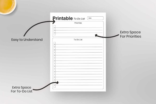Printable To Do List Feature Image 1 To do list printable planner pdf - image 2