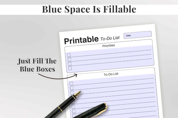 Printable To Do List Feature Image 2 To do list printable planner pdf - image 3