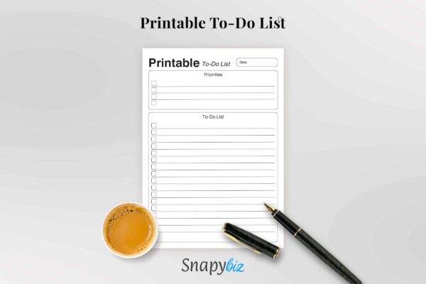 Printable To Do List Feature Image 5 To do list printable planner pdf - image 6
